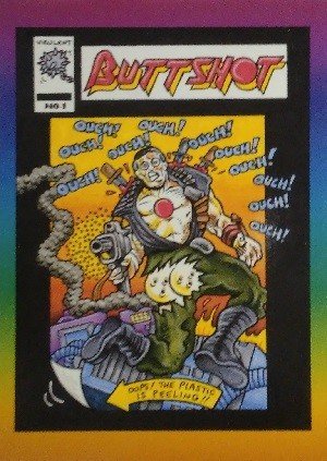 Active Marketing Defective Comics Base Card 48 Buttshot No. 1