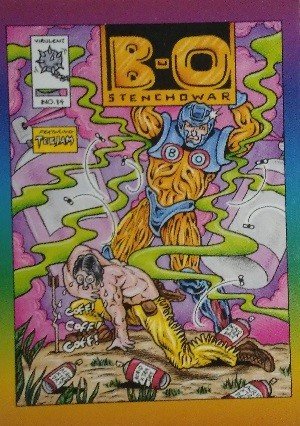 Active Marketing Defective Comics Base Card 49 B-O Stenchowar No. 14