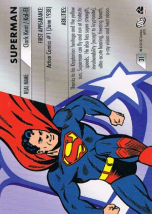 Rittenhouse Archives DC Legacy Gold Parallel Card 31 Superman