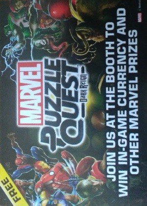 Disney Marvel Puzzle Quest Promos  Dark Reign under logo