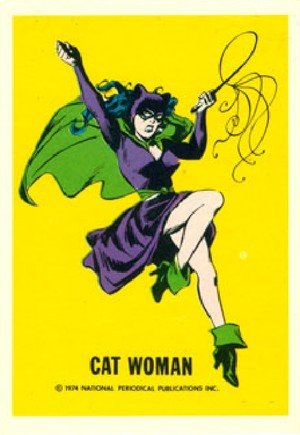 Wonder Bread DC Heroes/Warner Bros DC Heroes Card  Catwoman