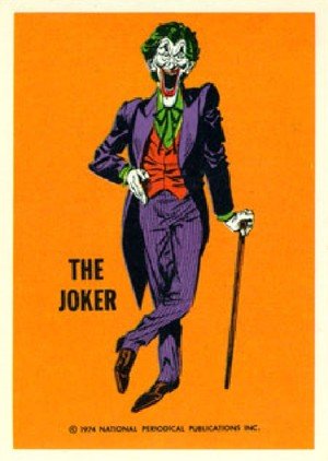 Wonder Bread DC Heroes/Warner Bros DC Heroes Card  Joker