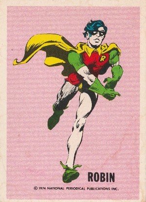 Wonder Bread DC Heroes/Warner Bros DC Heroes Card  Robin
