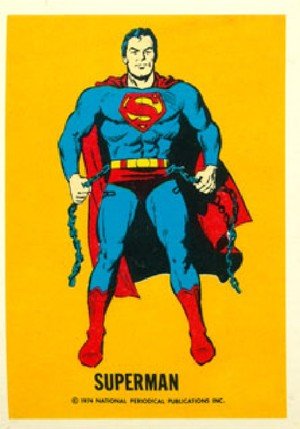 Wonder Bread DC Heroes/Warner Bros DC Heroes Card  Superman