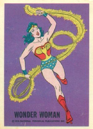 Wonder Bread DC Heroes/Warner Bros DC Heroes Card  Wonder Woman