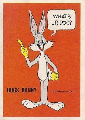 Wonder Bread DC Heroes/Warner Bros Warner Bros Character Card  Bugs Bunny