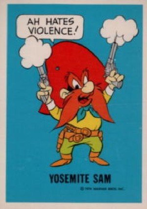 Wonder Bread DC Heroes/Warner Bros Warner Bros Character Card  Yosemite Sam
