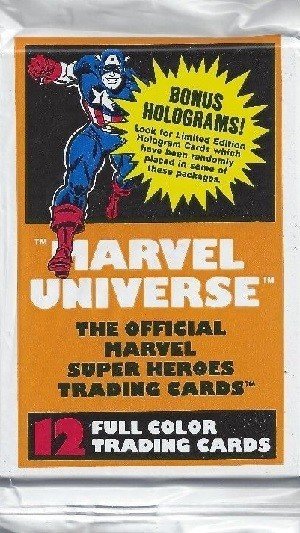Impel Marvel Universe I   Unopened Captain America Pack