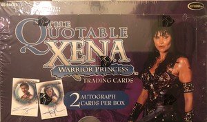 Rittenhouse Archives The Quotable Xena, The Warrior Princess Base Card 1 In a time of Ancient Gods, Warlords & Kings a