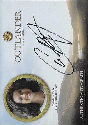Cryptozoic Outlander Trading Cards Season 3 Autograph Card CB1 Caitriona Balfe as Claire Randall Fraser