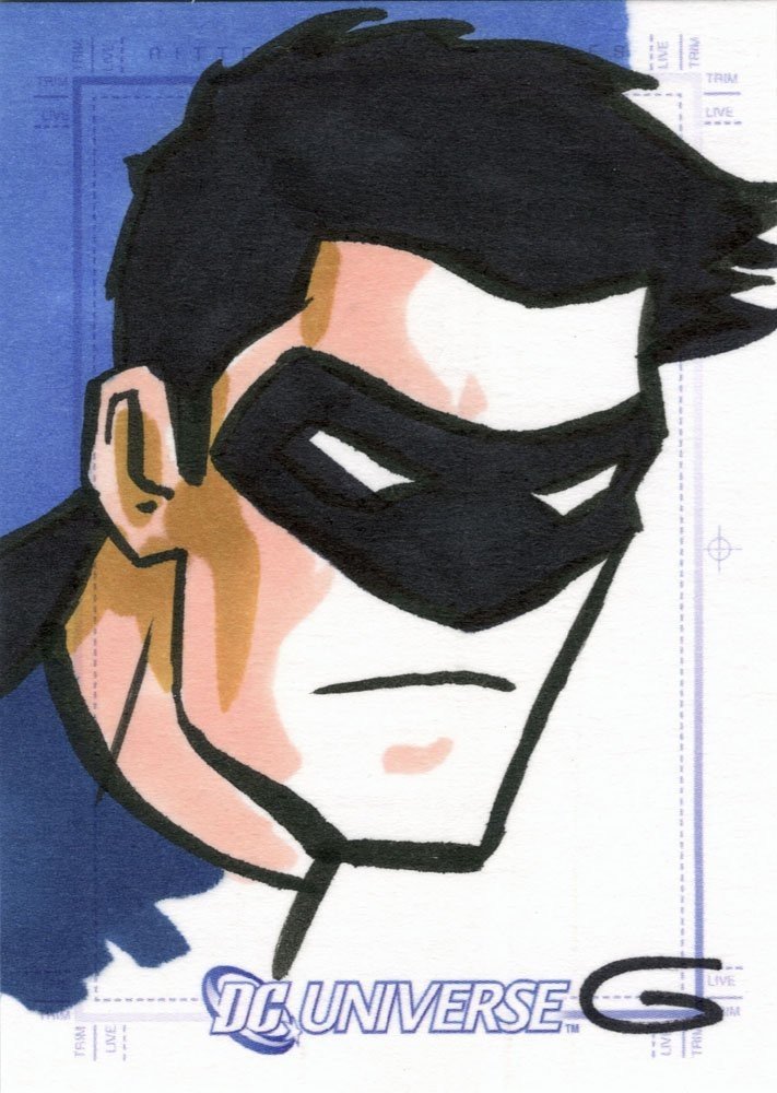 Rittenhouse Archives DC Legacy Sketch Card  Grant Gould (300)