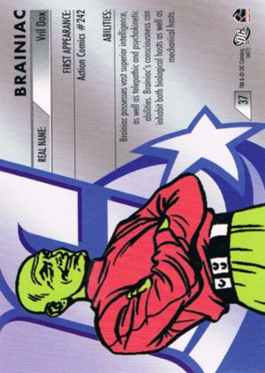 Rittenhouse Archives DC Legacy Gold Parallel Card 37 Brainiac