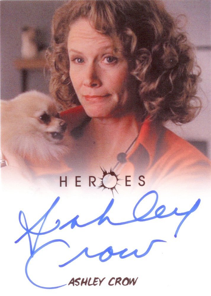 Rittenhouse Archives Heroes Archives Autograph Card  Ashley Crow as Sandra Bennet