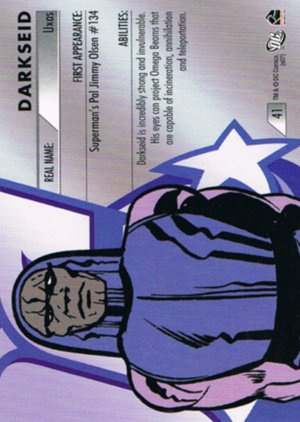Rittenhouse Archives DC Legacy Gold Parallel Card 41 Darkseid