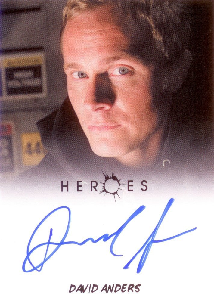 Rittenhouse Archives Heroes Archives Autograph Card  David Anders as Adam Monroe