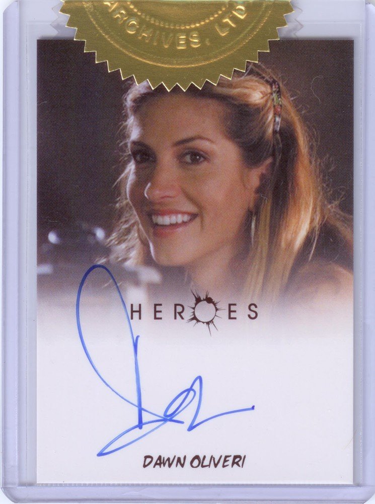 Rittenhouse Archives Heroes Archives Autograph Card  Dawn Olivieri as Lydia (Case Topper)