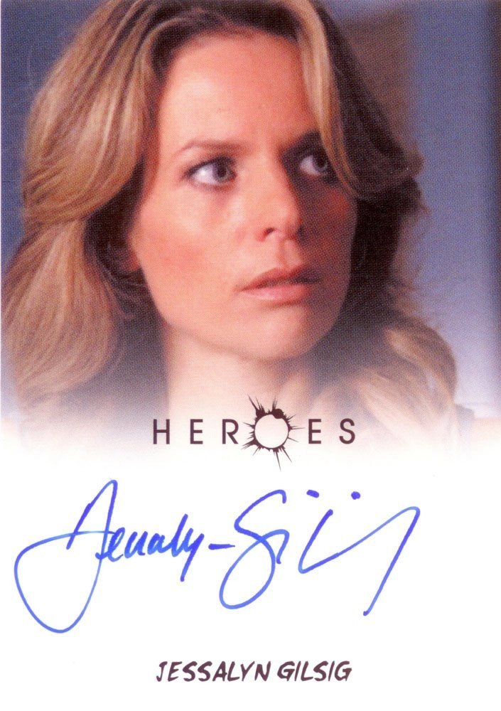 Rittenhouse Archives Heroes Archives Autograph Card  Jessalyn Gilsig as Meredith Gordon