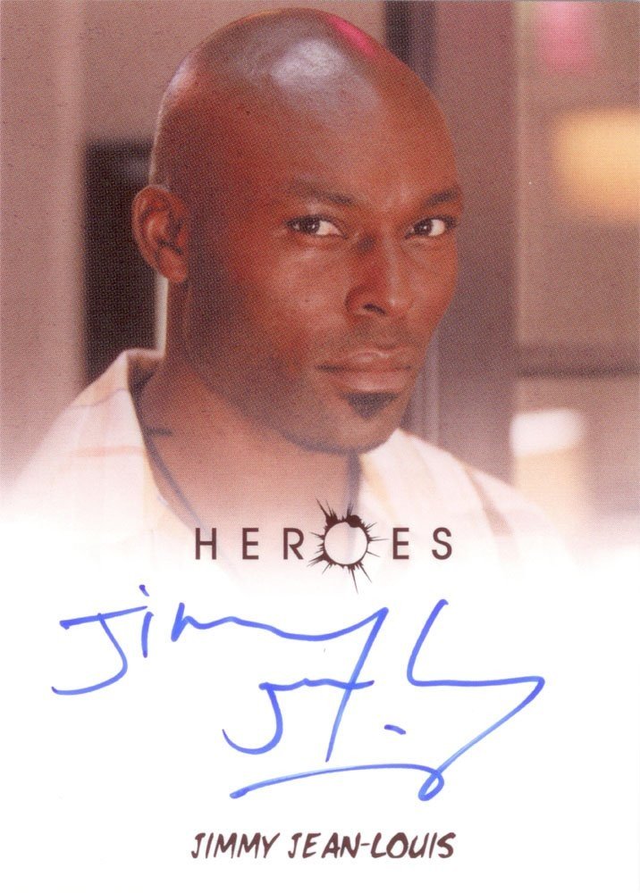 Rittenhouse Archives Heroes Archives Autograph Card  Jimmy Jean-Louis as Rene (The Haitian)