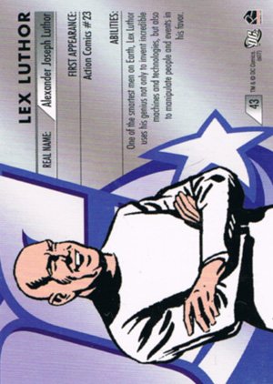 Rittenhouse Archives DC Legacy Gold Parallel Card 43 Lex Luthor