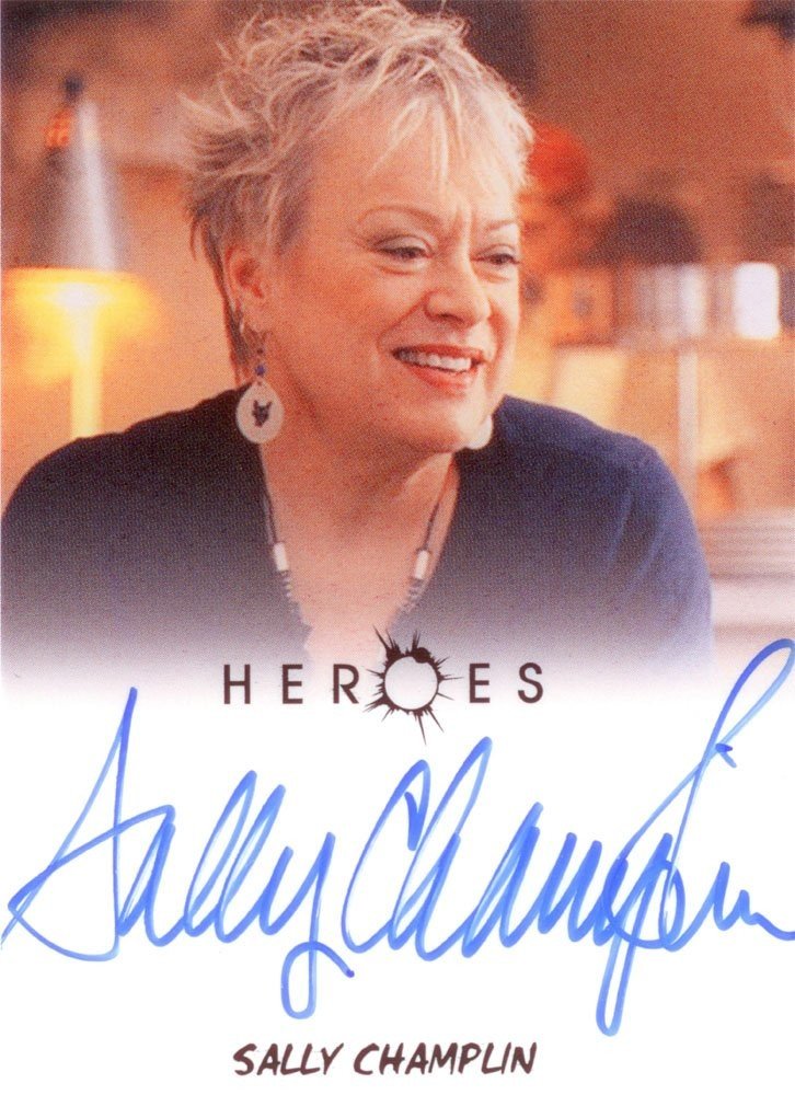 Rittenhouse Archives Heroes Archives Autograph Card  Sally Champlin as Lynette