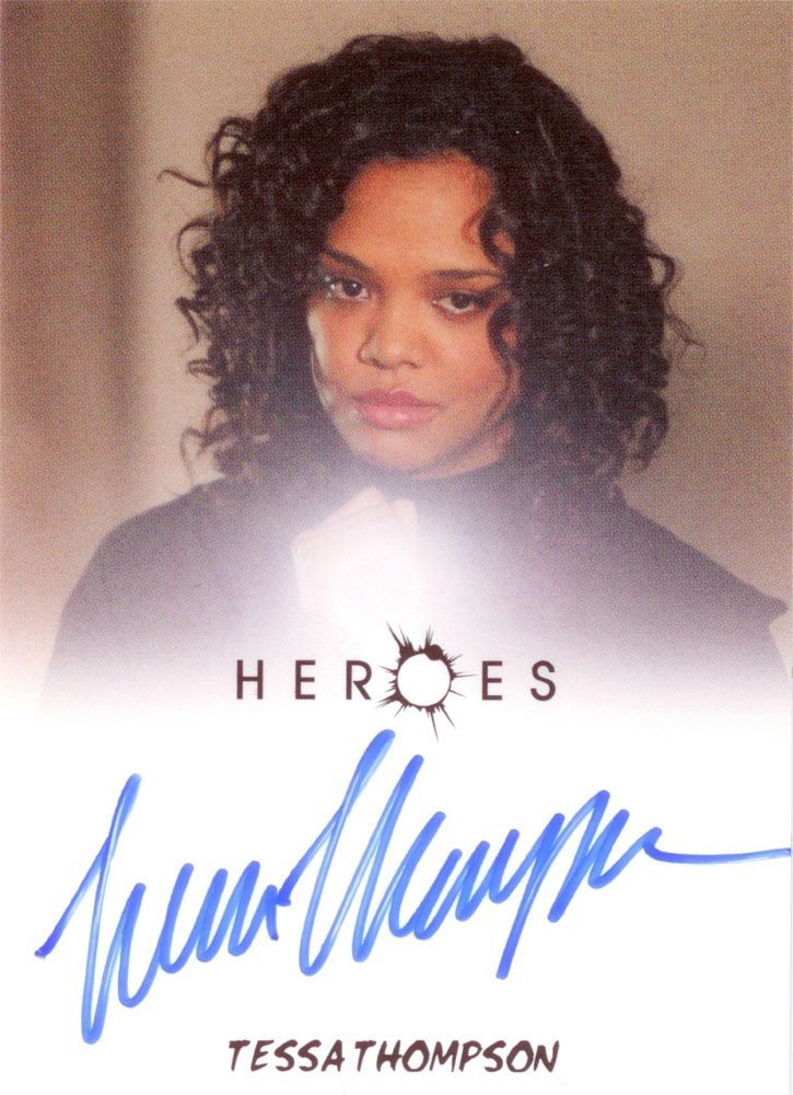 Rittenhouse Archives Heroes Archives Autograph Card  Tessa Thompson as Rebecca Taylor