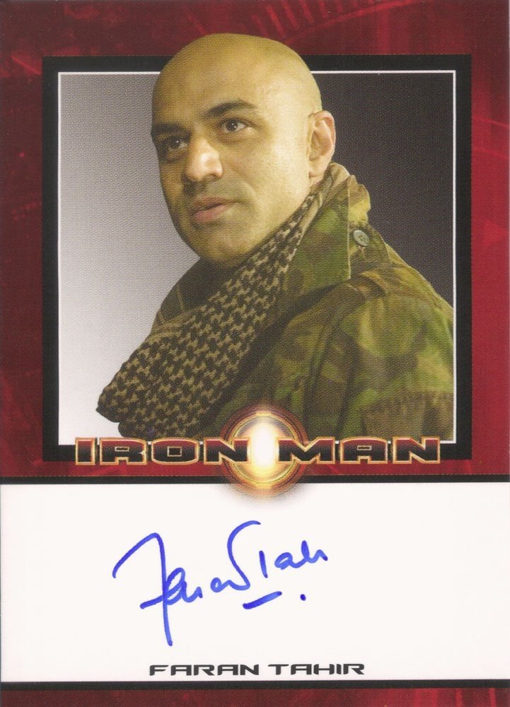 Rittenhouse Archives Iron Man Movie Cards Autograph Card  Faran Tahir as Raza