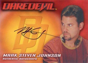 Topps Daredevil Movie Cards Autograph Card  Mark Steven Johnson - Writer/Director 