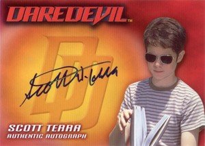 Topps Daredevil Movie Cards Autograph Card  Scott Terra as Young Matt Murdock 