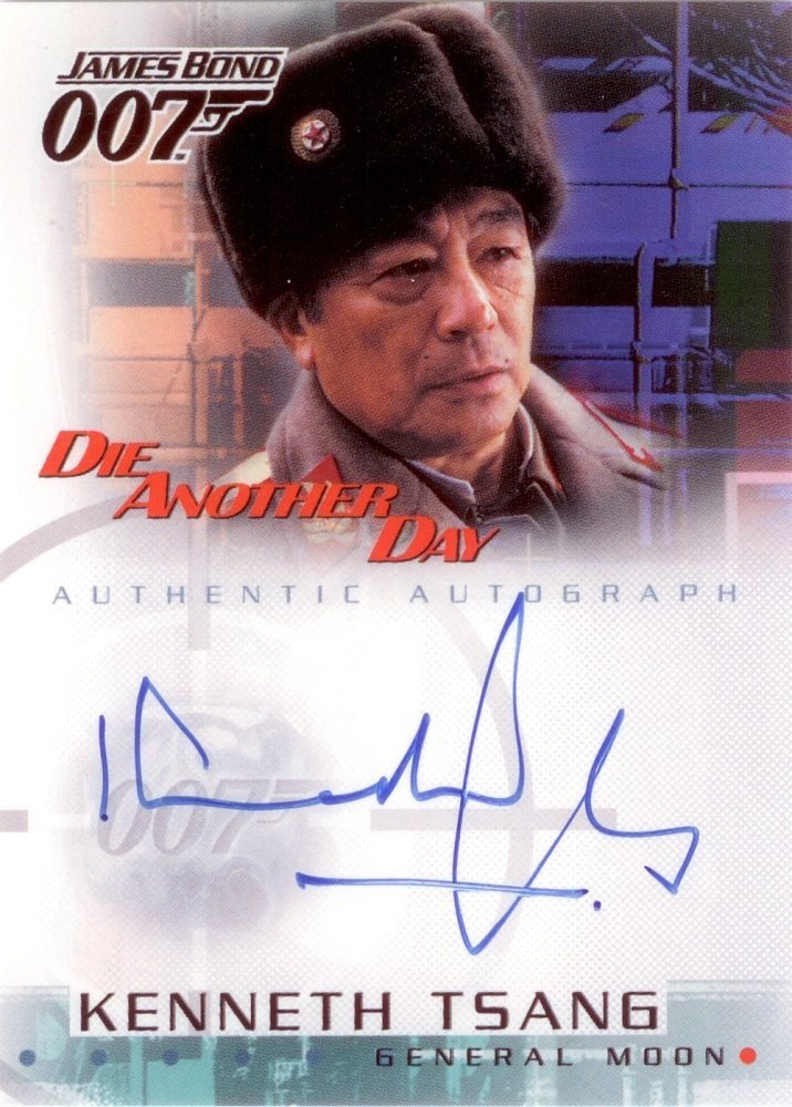 Rittenhouse Archives James Bond: Die Another Day Autograph Card A8 Kenneth Tsang as General Moon