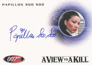 Rittenhouse Archives James Bond: Heroes and Villains Autograph Card A149 Papillon Soo Soo as Pan Ho in A View to a Kill