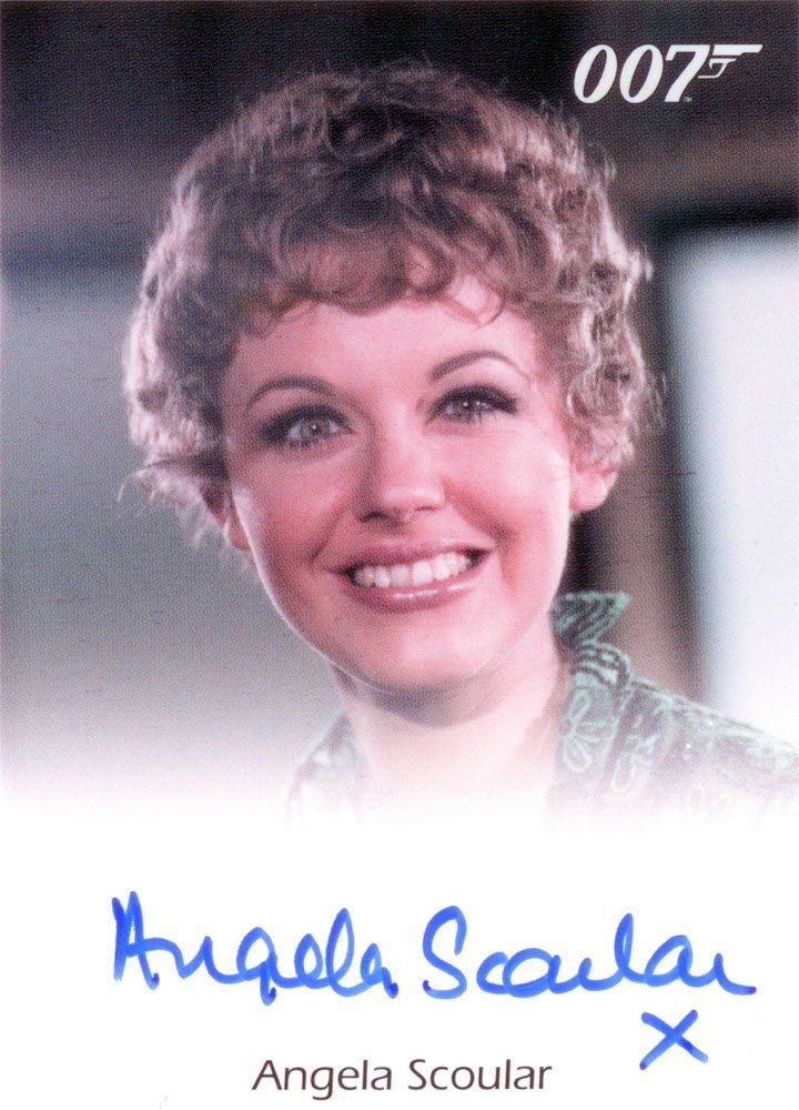 Rittenhouse Archives James Bond: Heroes and Villains Autograph Card  Angela Scoular as Ruby Bartlett in On Her Majesty's Secret Service