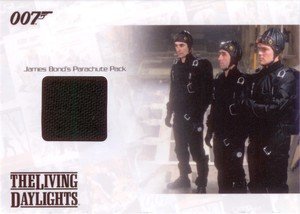 Rittenhouse Archives James Bond: Mission Logs Relic Card JBR16 James Bond's Parachute Pack in The Living Daylights