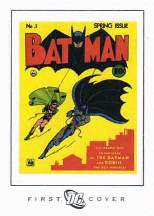 Rittenhouse Archives DC Legacy First Title Covers FC2 Batman Issue 1