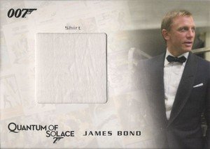 Rittenhouse Archives James Bond Archives Relic Card QC24 James Bond's Shirt - Single Costume (475)