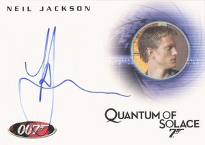 Rittenhouse Archives James Bond Archives Autograph Card A122 Neil Jackson as Mr. Slate 