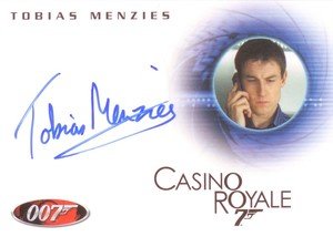 Rittenhouse Archives James Bond Archives Autograph Card A128 Tobias Menzies as Villiers 