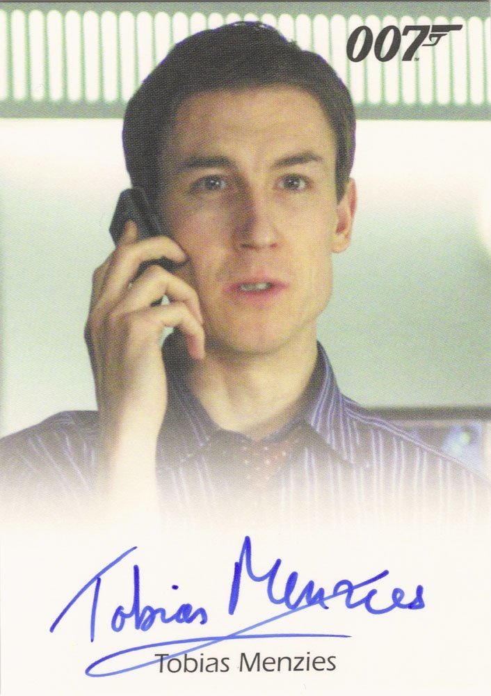 Rittenhouse Archives James Bond Archives Autograph Card  Tobias Menzies as Villiers 