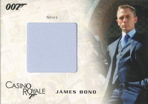 Rittenhouse Archives James Bond In Motion Costume Card SC01 James Bond's Shirt from Casino Royale