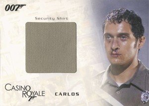 Rittenhouse Archives James Bond In Motion Costume Card SC05 Carlos' Security Shirt from Casino Royale