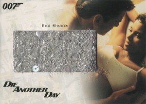 Rittenhouse Archives James Bond In Motion Relic Card RC20 Bed Sheets from Die Another Day