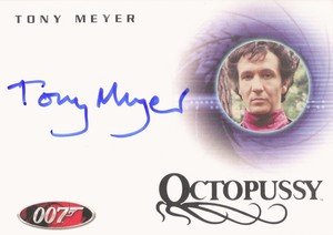Rittenhouse Archives James Bond In Motion Autograph Card A86 Tony Meyer as Mischka in Octopussy