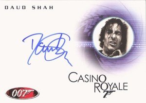 Rittenhouse Archives James Bond In Motion Autograph Card A101 Daud Shah as Fisher in Casino Royale