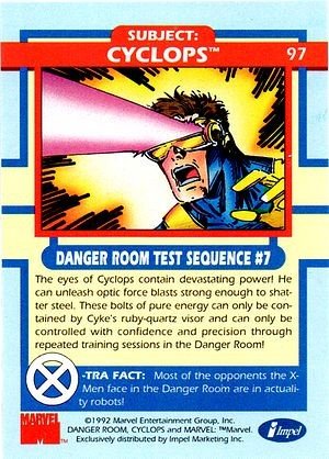 Impel X-Men Series I Base Card 97 Cyclops