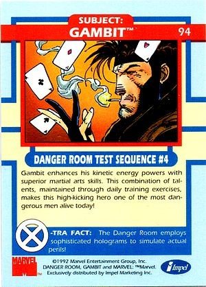 Impel X-Men Series I Base Card 94 Gambit