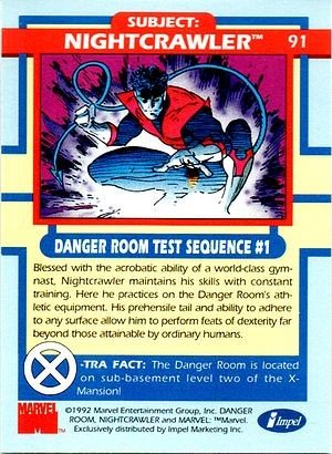 Impel X-Men Series I Base Card 91 Nightcrawler