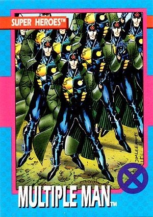 Impel X-Men Series I Base Card 34 Multiple Man