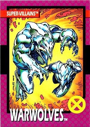 Impel X-Men Series I Base Card 59 Warwolves