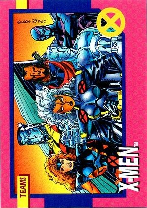 Impel X-Men Series I Base Card 71 X-Men (Gold Strike Force)