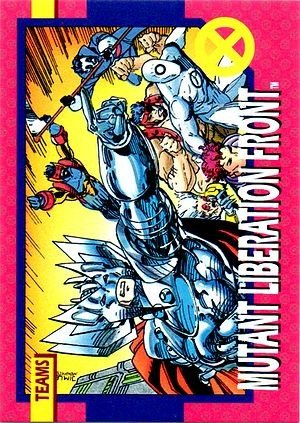 Impel X-Men Series I Base Card 77 Mutant Liberation Front