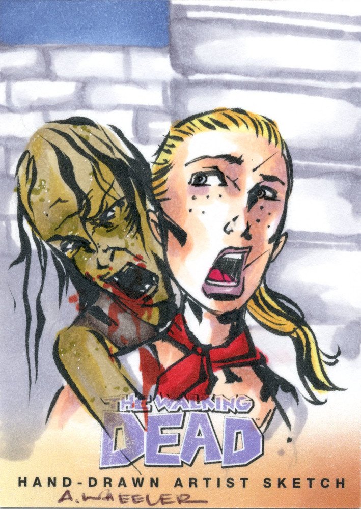 Cryptozoic The Walking Dead Comic Book Series 2 Sketch Card  Anthony Wheeler